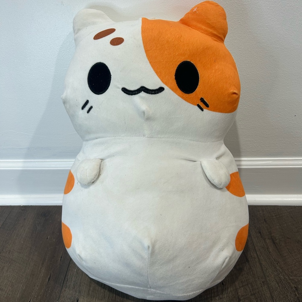 Huge KelptoCats 18" Plush Cat Orange and White Soft Toy